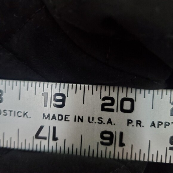 Esprit Womens Full Zip Jacket Coat Quilted Hooded Fleece Lined Black Sz Medium - Picture 10 of 16